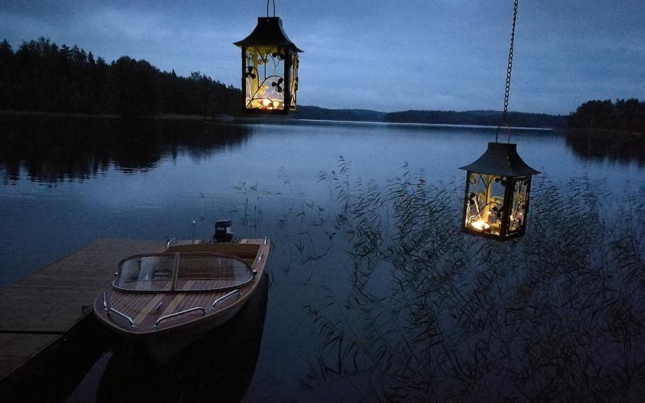 The view of Lake Saimaa from the dock of Sirja Lassila’s summer cottage. 