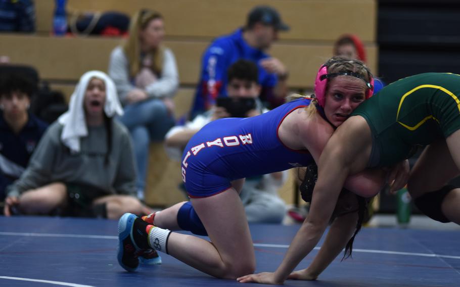 Lilianna Greene is a favorite at 105 pounds.