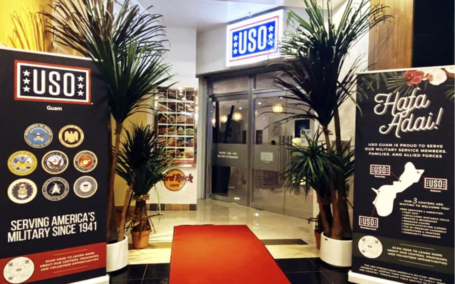 The new USO Tumon Bay opened at Dusit Hotels-Plaza Shopping Center, Saturday, Feb. 5, 2022.