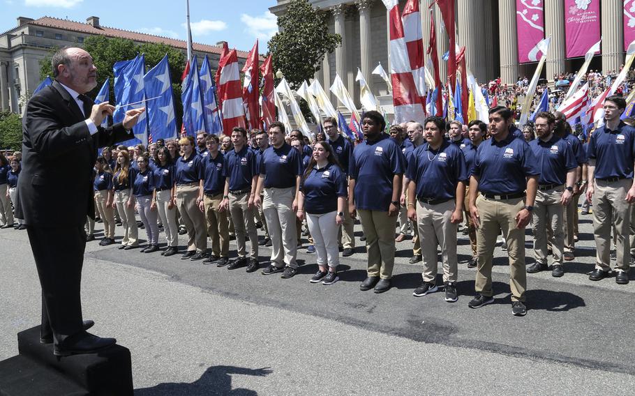 The National Memorial Day Parade in Washington, D.C., Monday, May 30, 2022.