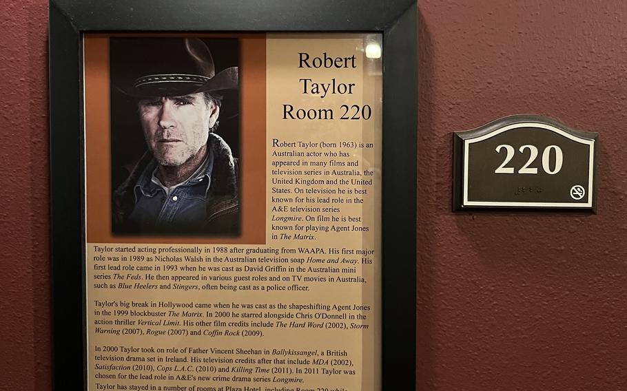 Because of its uniquely Old West characteristics, the Plaza Hotel in Las Vegas, N.M, has been the filming site for several movies and television shows. Robert Taylor of “Longmire” called the hotel home while he was filming the series.