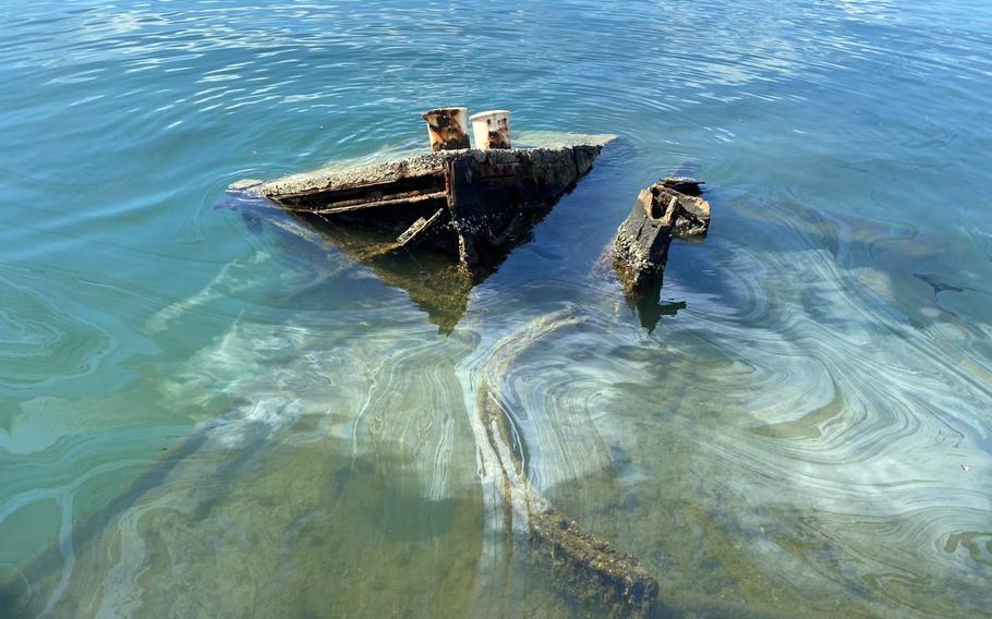 In late October, staff with the Pearl Harbor National Memorial discovered that a concrete-steel platform used for salvaging the USS Arizona during World War II had partially collapsed.