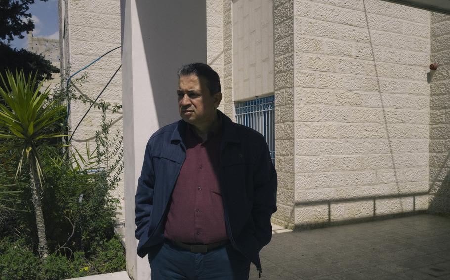 Fathi Saleh oversees UNRWA’s services in the Shuafat refugee camp. Saleh grew up in the camp, which is home to more than 16,000 Palestinian refugees, and graduated from the agency’s boys’ school there.