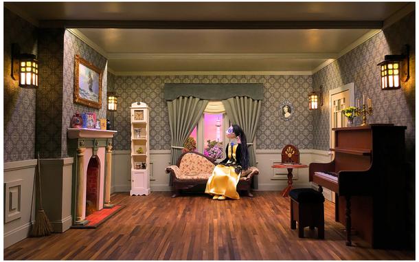 Inside one of the Museum of Make Believe’s dioramas. 