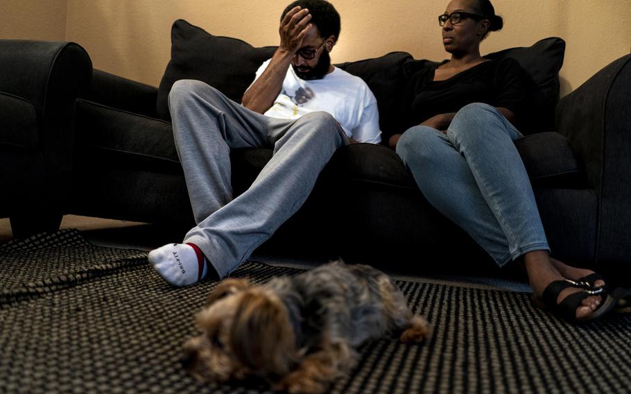 Kori McCoy, whose brother Willie McCoy was killed by police in Vallejo, Calif., is shown at home in Martinez, Calif., on June 18, 2020.