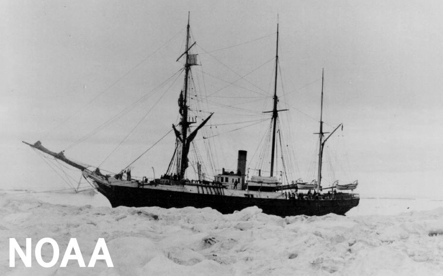 US Revenue Cutter Bear in the Arctic.