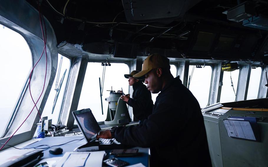 On board the USS Jackson (LCS 6) on Tuesday, May 16, 2023, in San Diego, Calif.