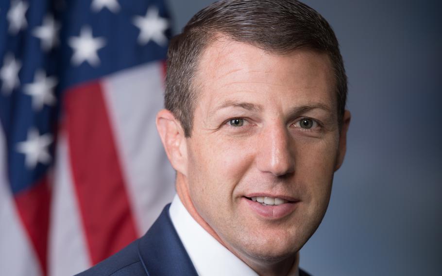 Rep. Markwayne Mullin (R-Okla.) is shown in his official press photo. 