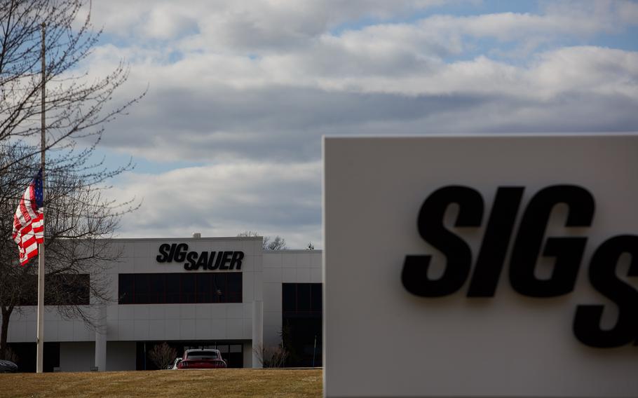 Since its introduction to the commercial market in 2014, manufacturer SIG Sauer has sold the P320 to hundreds of thousands of civilians, and the gun has been used by officers at more than a thousand law enforcement agencies across the nation. The company’s headquarters in Newington, N.H. 