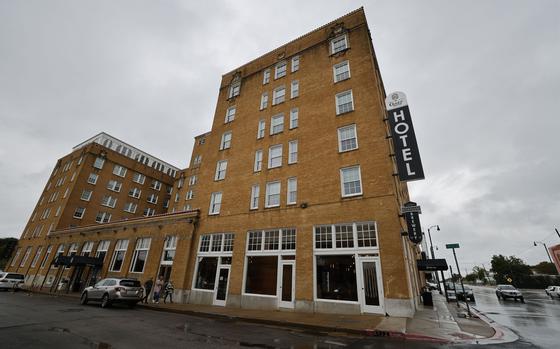 The Crazy Water Hotel is a renovated building in Mineral Wells, Texas, with the town's most upscale restaurant. This hotel is turning Mineral Wells into a renewed tourist destination, residents say. 