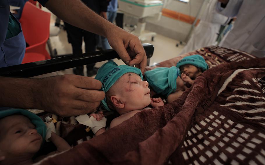 More than two dozen premature babies were evacuated from the besieged al-Shifa Hospital in Gaza City, where a lack of fuel meant there was no electricity to power incubators, leaving the children in critical condition.