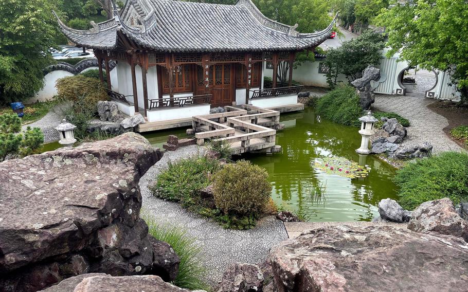 The Chinese Garden in Stuttgart, Germany, is a relaxing little spot that offers an escape from the city's bustle. 