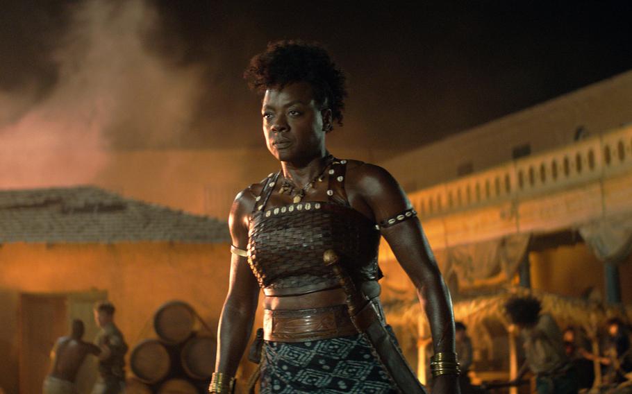 Viola Davis stars in “The Woman King,” set in 1820s West Africa, about the all-female army of the Kingdom of Dahomey. 