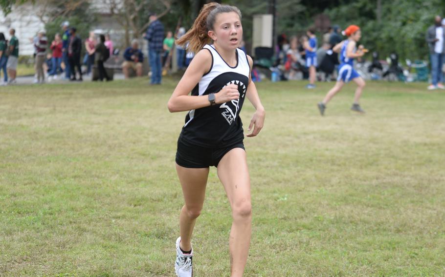 Zama American junior Liliana Fennessey came in second in the Far East virtual Division II race.