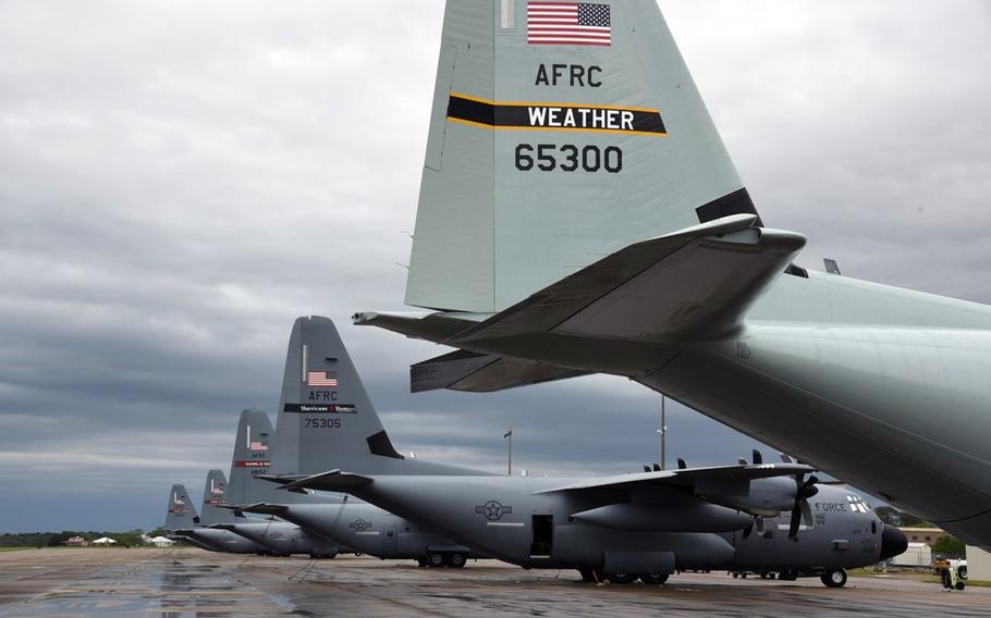 The Hurricane Hunters of the 53rd Weather Reconnaissance Squadron at Keesler Air Force Base, Miss., are changing their WC-130J Super Hercules aircraft to a paint scheme that will last longer and save money. 