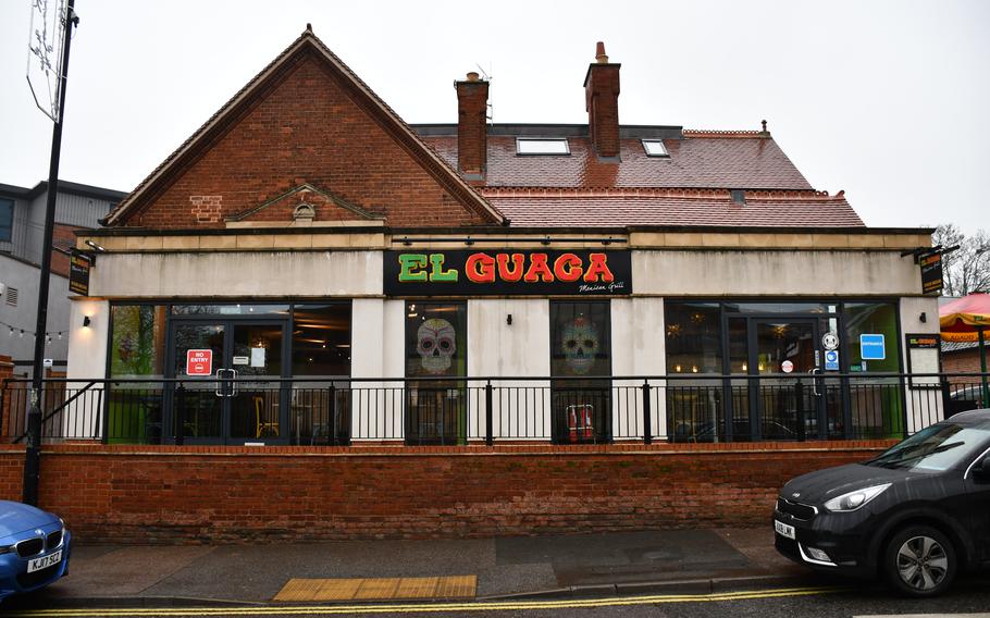 El Guaca Mexican restaurant in Newmarket, England, about 20 minutes from RAF Mildenhall.  It is part of a chain which opened in Maldon seven years ago. 