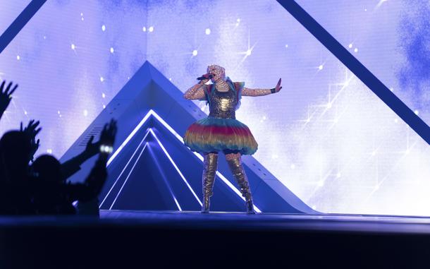 Christina Rotondo in “Doctor Who”’s Season 2 Interstellar Song Contest.