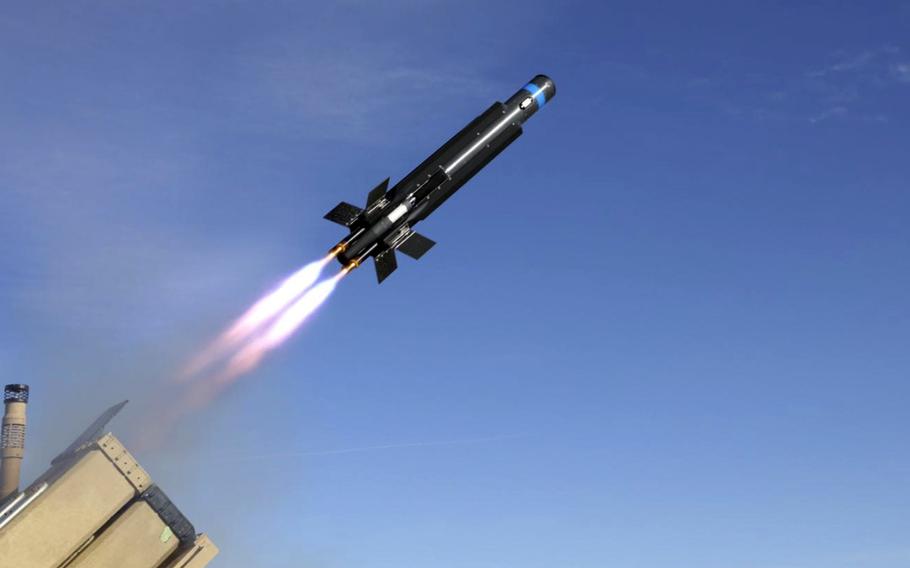 A Coyote interceptor is launched in this undated photo.