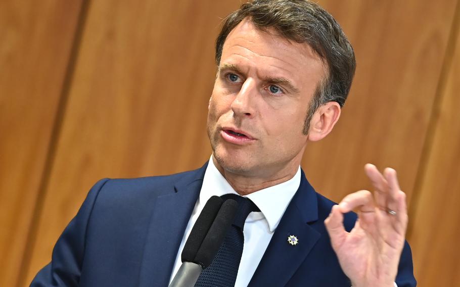 The hostile new world Emmanuel Macron has been warning Europeans about is rapidly emerging but the French president is still struggling to persuade partners to trust his judgment.