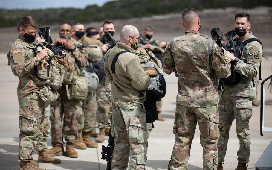 Roughly 160 soldiers from the III Armored Corps at Fort Hood, Texas, deployed to Europe on March 7, 2022, as part of the 7,000 U.S. military personnel earmarked to support the NATO Response Force announced Feb. 24. 