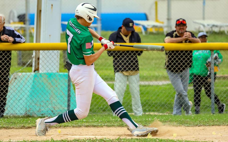 Kubasaki's Brodie Romnek drove in the first of the Dragons' two runs with a fielder's-choice RBI groundout.