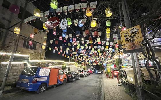 Rainbow Street in Amman, Jordan, is a colorful neighborhood in the center of the city and a hot spot for visitors and city residents alike.