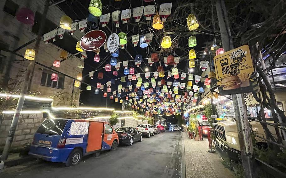 Rainbow Street in Amman, Jordan, is a colorful neighborhood in the center of the city and a hot spot for visitors and city residents alike.