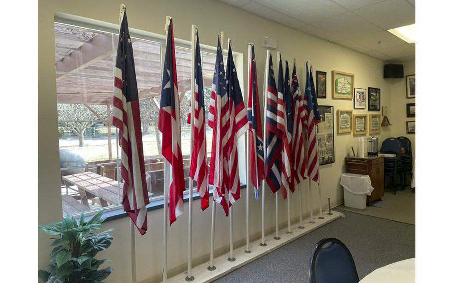“Do all American Legion halls have a confederate flag, or is it just the Post Falls, Idaho hall that does?” 