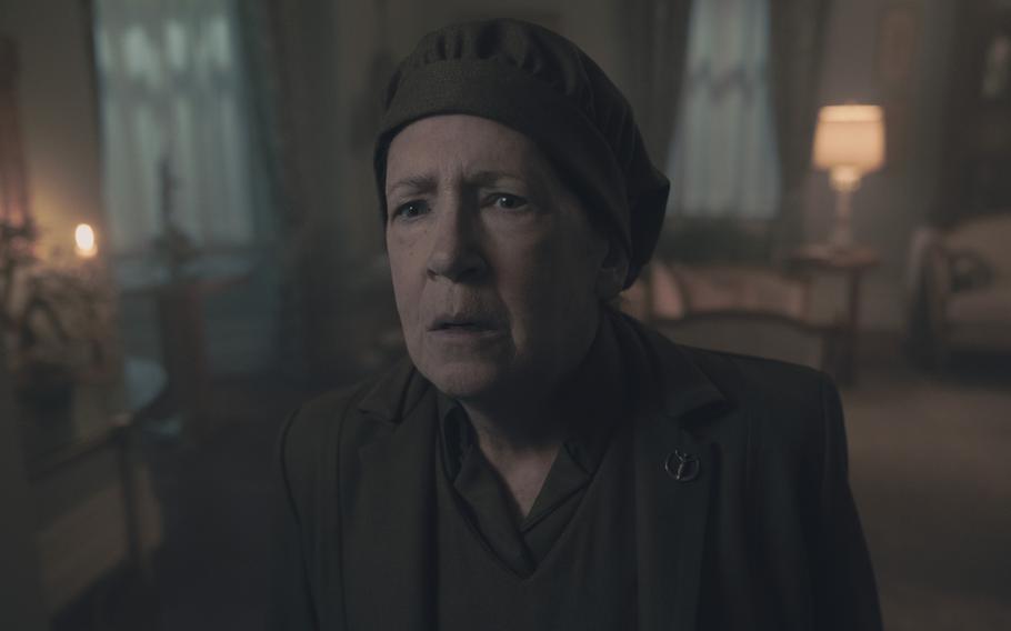 Aunt Lydia (Ann Dowd) in “The Handmaid’s Tale.”