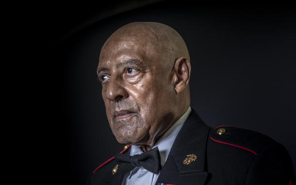 John Lee Canley posed for a portrait July 9, 2018. Canley was awarded the Medal of Honor during a White House ceremony, October 17, 2018. 