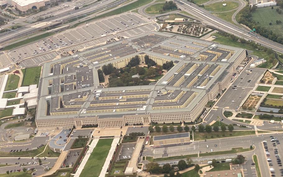 A photo of the Pentagon taken Oct. 21, 2021.
