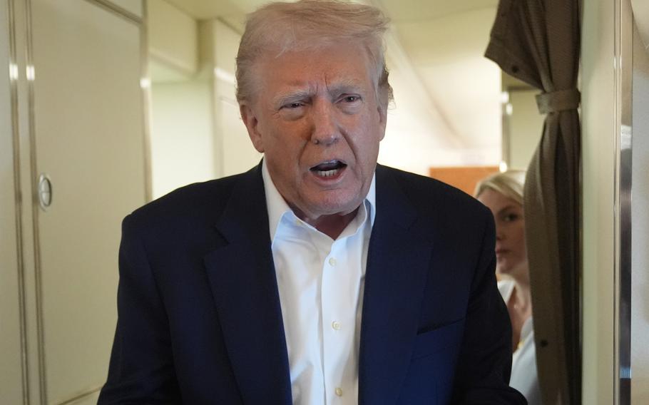 Donald Trump speaking.
