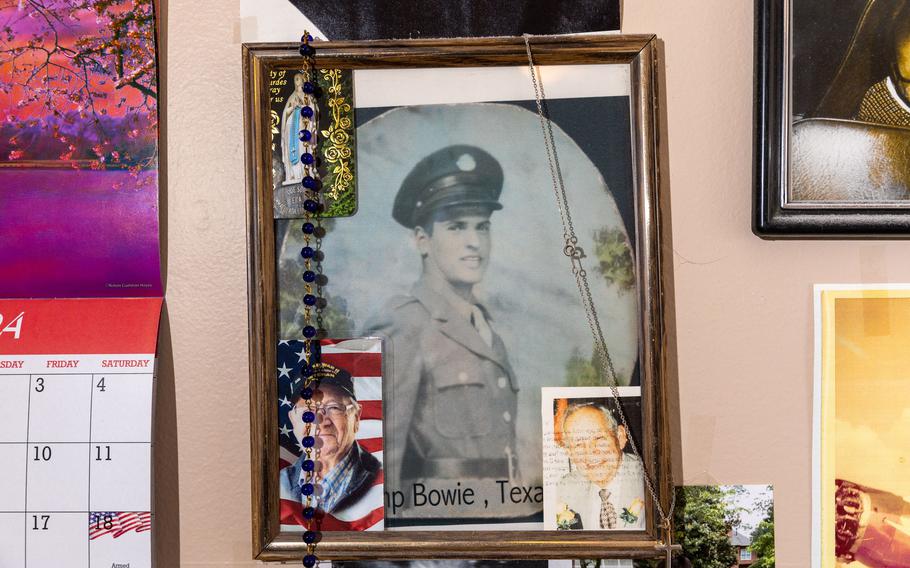 A photograph of World War II veteran Eugene Russo from 1943. 
