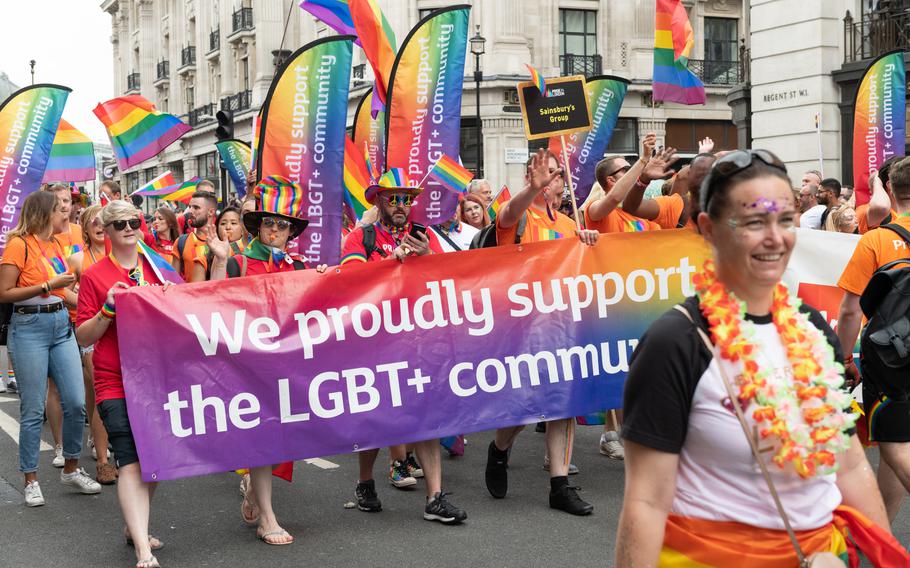 This year’s edition of Pride in London, to be held on July 2, commemorates 50 years since the first Pride event took place in the United Kingdom. 