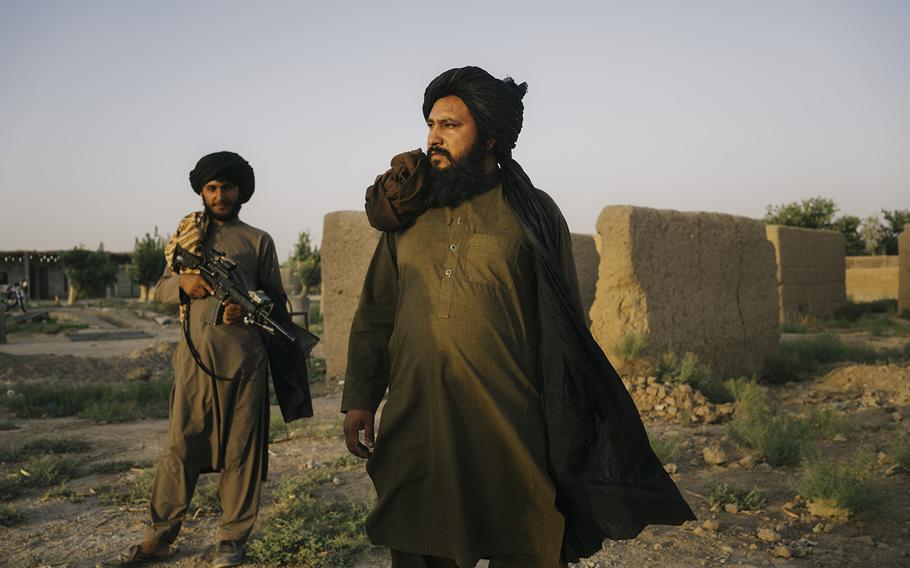 Niaz Muhammed Naqibullah, 32, in Marja on June 13. He became a Taliban fighter at 20 and fought for years against U.S. and Afghan forces. 