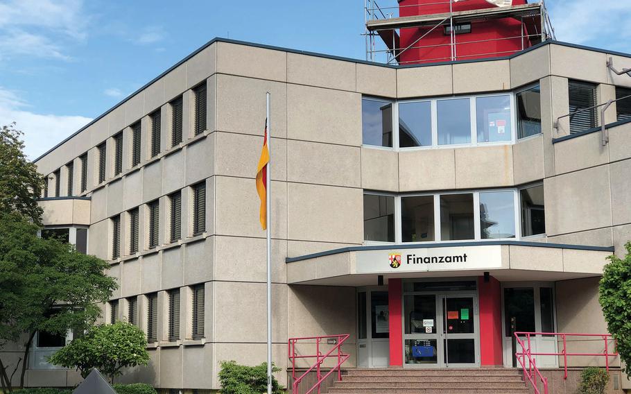 The tax office in Kusel, Germany, where many of the tax-liability cases against service members and Defense Department civilians have originated from. Defense Secretary Lloyd Austins office has directed commands in Germany to uncover how many military members have been targeted by local tax offices, in a move aimed at providing Berlin with a comprehensive picture of a diplomatic dispute still unresolved. 