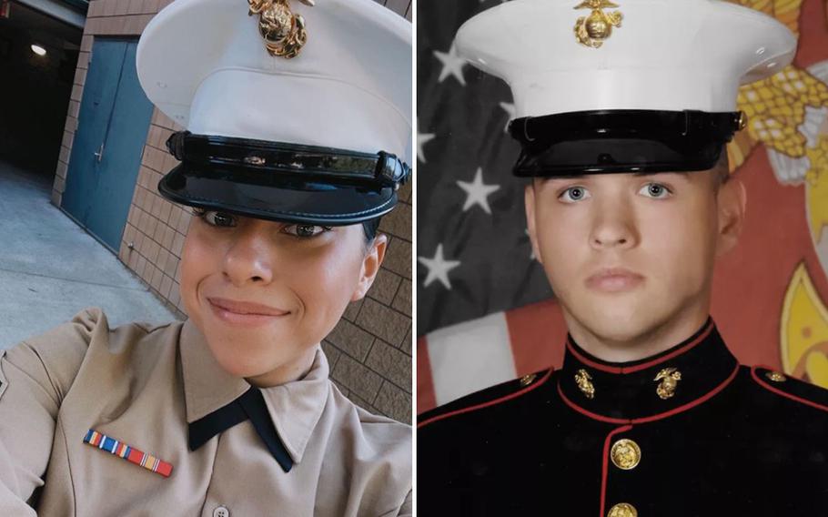 Marine Lance Corporals Samantha Berrios and James Patton were both killed on Nov. 5, 2022, when an off-duty Los Angeles County sheriff’s deputy, who dozed off on his way home from work, plowed into a disabled vehicle stranded on an Orange County freeway.