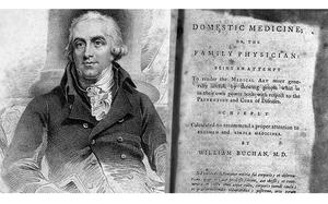 In the late-18th century and early-19th century, many American homes would have had a copy of "Domestic Medicine" by William Buchan, pictured here. The book included instructions to eliminate "obstructed menses" — a euphemism for early pregnancy. 