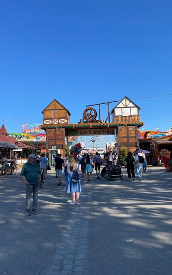 Entryway into the fest