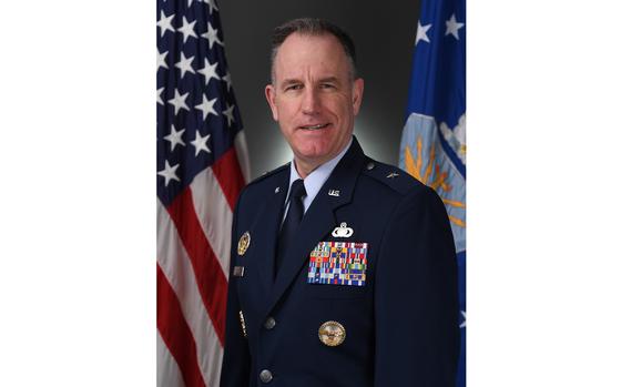 Brigadier General Patrick Ryder GO Bio (Air Force Photo by Andy Morataya) 