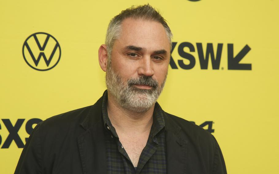 Director Alex Garland arrives for the world premiere of his latest film, “Civil War,” at the Paramount Theatre during the South by Southwest Film Festival, March 14 in Austin, Texas.