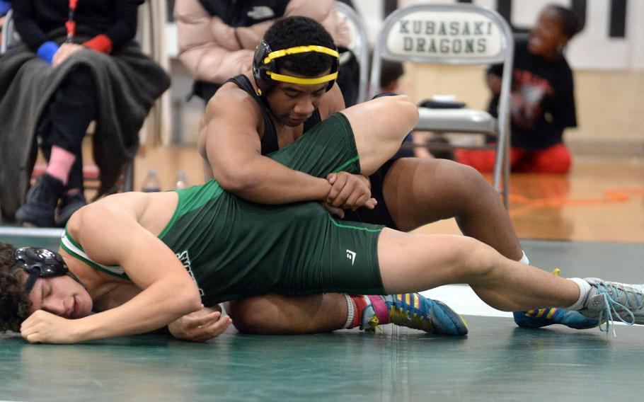 Kadena’s Josiah Drummer is one of three returning two-time Far East champions.