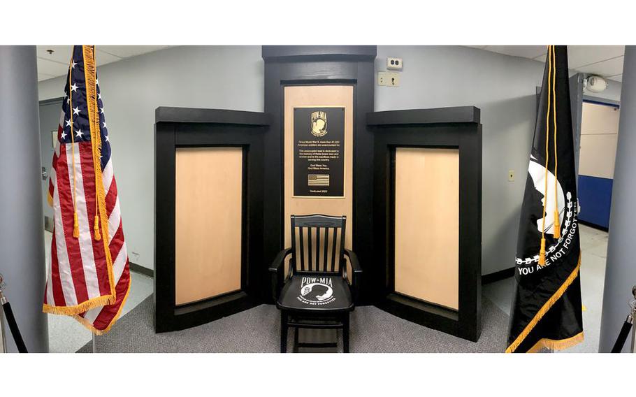 The U.S. Postal Service’s Springfield Processing Facility unveiled and dedicated a new Veterans Memorial in their building during a ceremony on Thursday, Nov. 10, 2022.  
