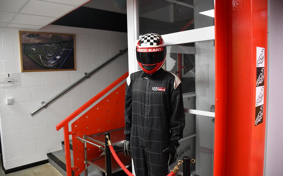 Red Lodge Karting trinkets and keepsakes are placed throughout the building. The track in Red Lodge, England, offers indications of the U.K.'s passion for karting. Champion race car driver Ashley Sutton trained there in his childhood.