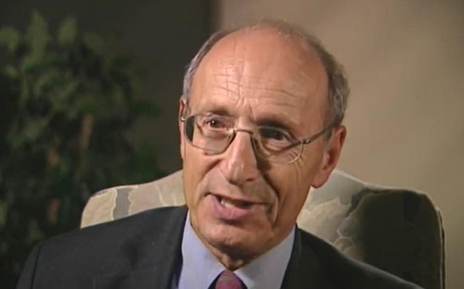 Earl Silbert during an interview in 2008 as part of the Richard Nixon Presidential Library and Museum Oral History Program.