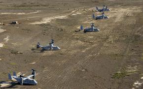 U.S. Marine Corps MV-22B Ospreys with Marine Aircraft Group 39, 3rd Marine Aircraft Wing (MAW), land on San Clemente Island during an air assault as part of Exercise Steel Knight 23, California, Dec. 3, 2022. Exercise Steel Knight 23 provides 3rd MAW an opportunity to refine Wing-level warfighting in support of I MEF and fleet maneuver. (U.S. Marine Corps photo by Lance Cpl. Isaac Velasco)