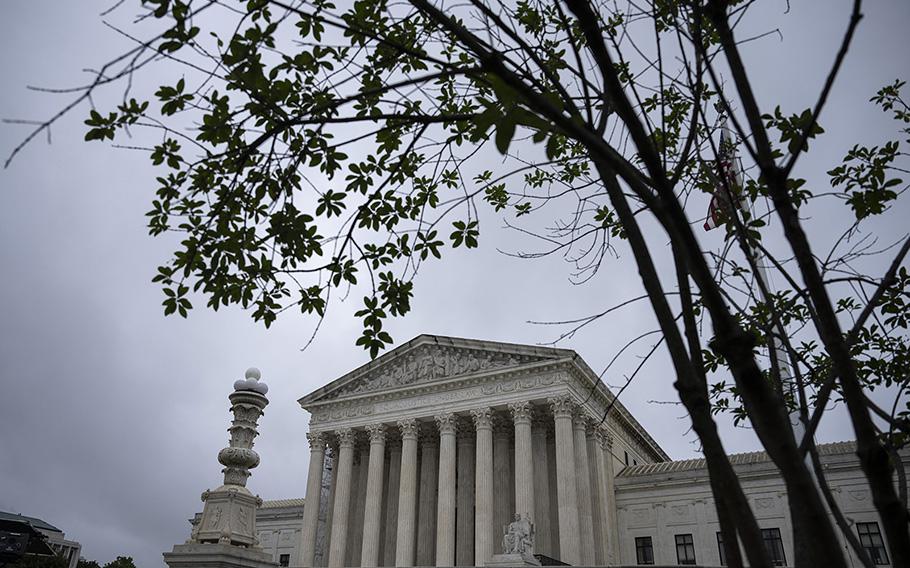 A view of the U.S. Supreme Court on June 22, 2023, in Washington, DC. A nearby event about Supreme Court ethics reform was hosted by progressive advocacy group People for the American Way. 