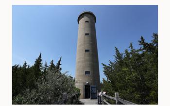 Fire Control Tower No. 23, in Lower Township, Wednesday, June 1, 2022. It was built in 1942 for use during World War II.