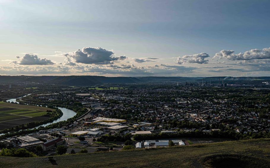 When the weather is right, the view from atop the Saar Polygon in Ensdorf, Germany, extends all the way to France and Luxembourg. The hike to the top of the Duhamel hill takes about 30 minutes.