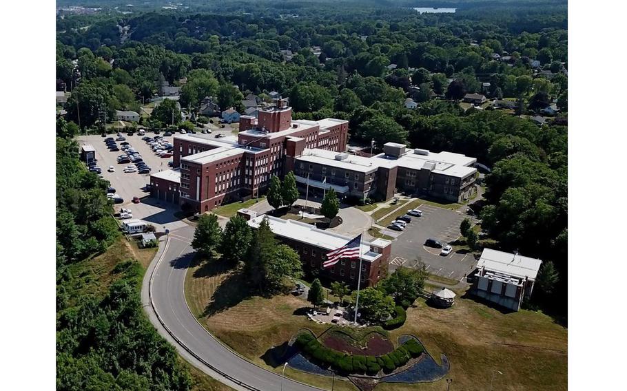 Aerial photo of the Holyoke Soldiers’ Home on July 13, 2022. As the deadline nears for surviving family members and veterans who survived the 2020 COVID-19 outbreak at the Soldiers’ Home in Holyoke to apply for shares of a $56 million settlement with the state, former U.S. Attorney Donald K. Stern is preparing to be the gatekeeper.